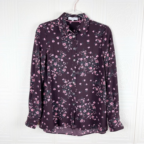 Lela Rose Tops - PEARL Lela Rose Floral Button Down Top Small